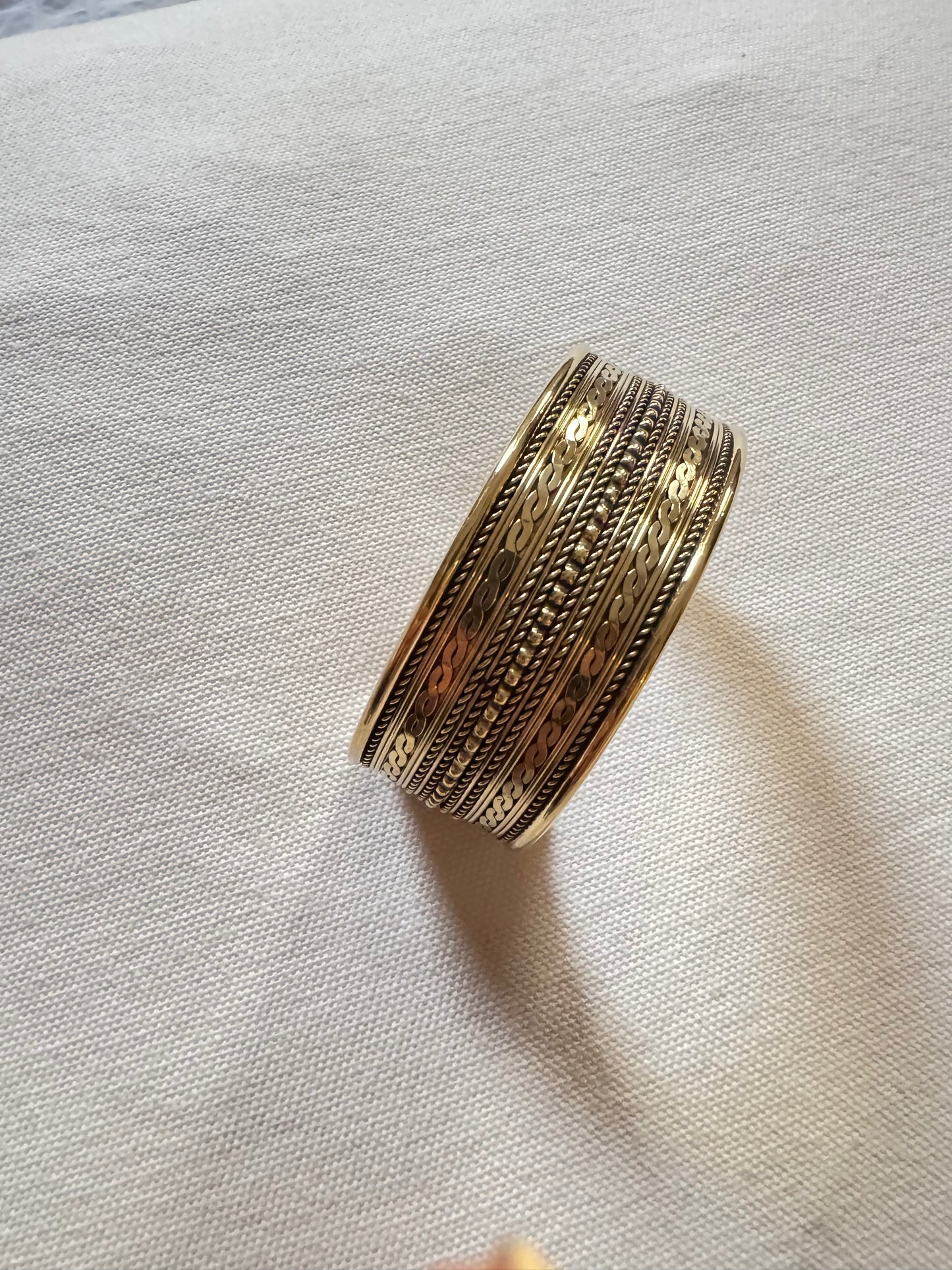 Vintage Sterling Wide Cuff Bracelet