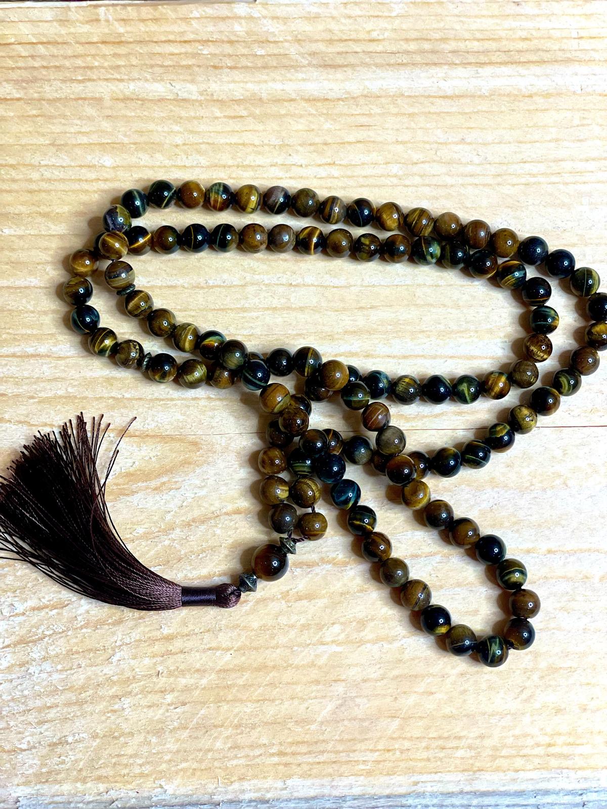 Tiger eye Mala