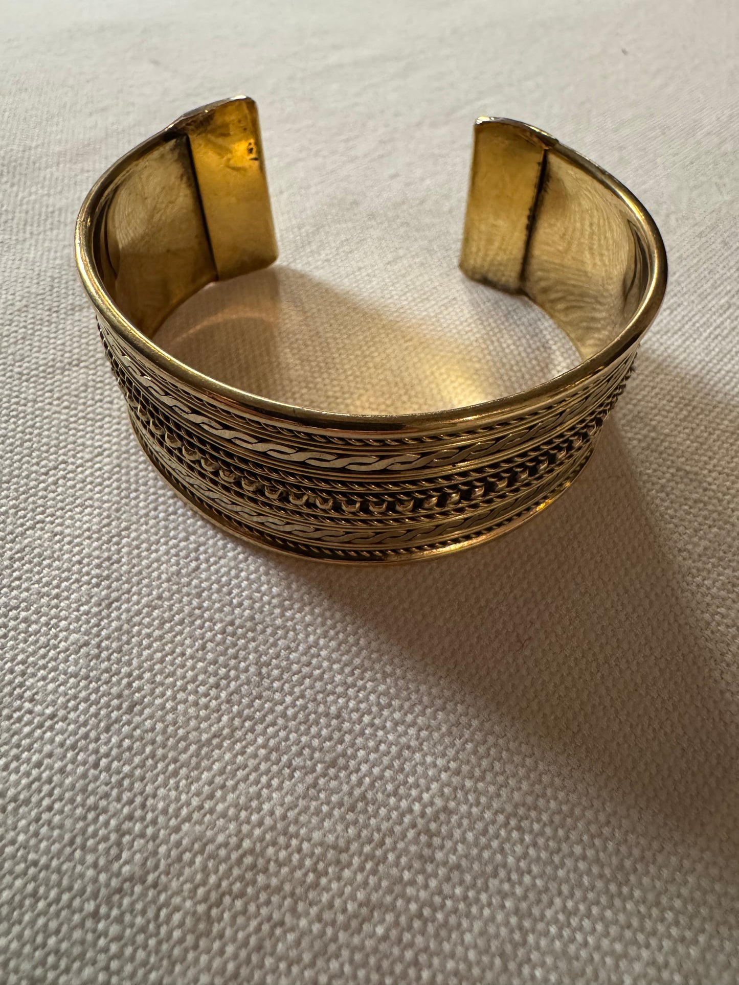 Vintage Sterling Wide Cuff Bracelet