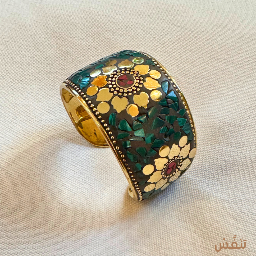 Brass cuff bracelets