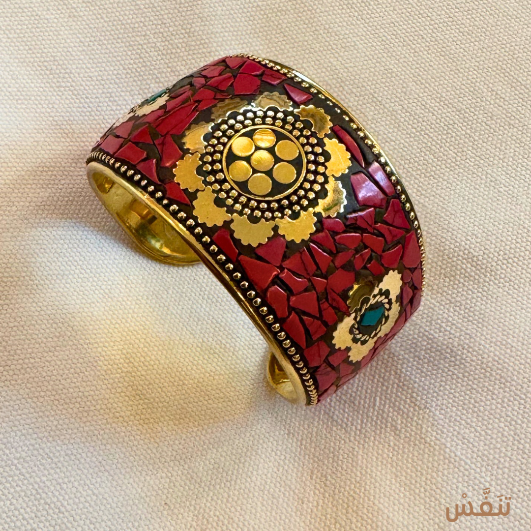 Brass cuff bracelets