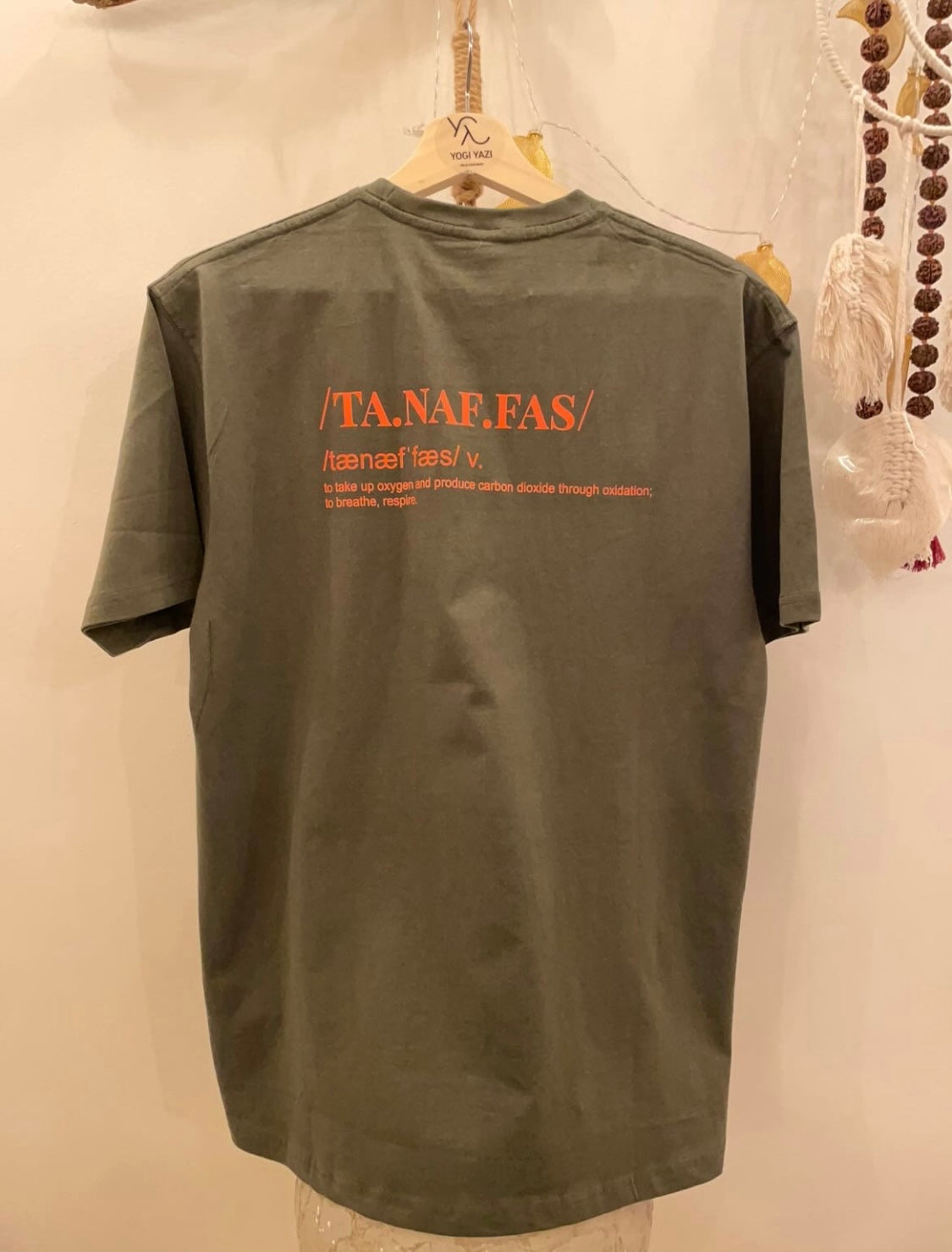 T-shirt Tanafas Explained on the back