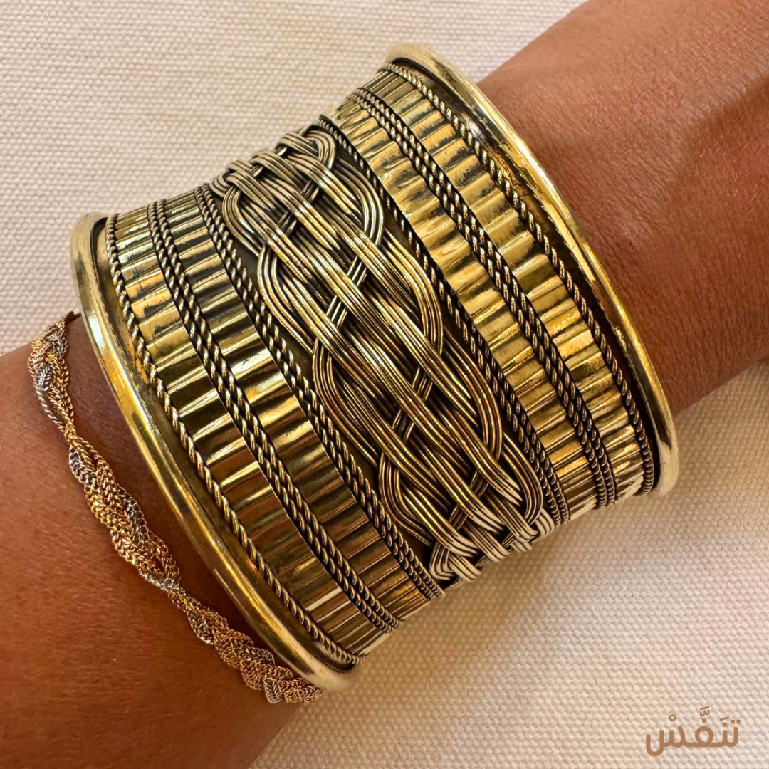 Brass Cuff Bracelet